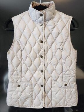 Eddie Bauer Women Grey EB550 Premium Goose Down Vest